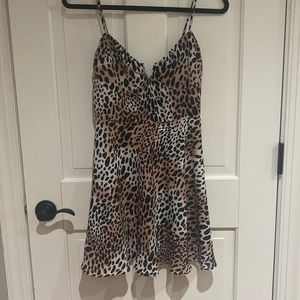 Buddy love animal print boutique dress
